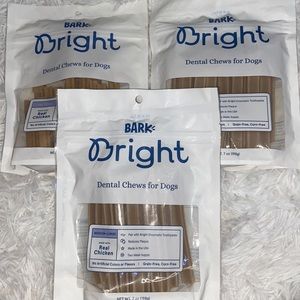 Bark Bright Dental Chews 3 Pack